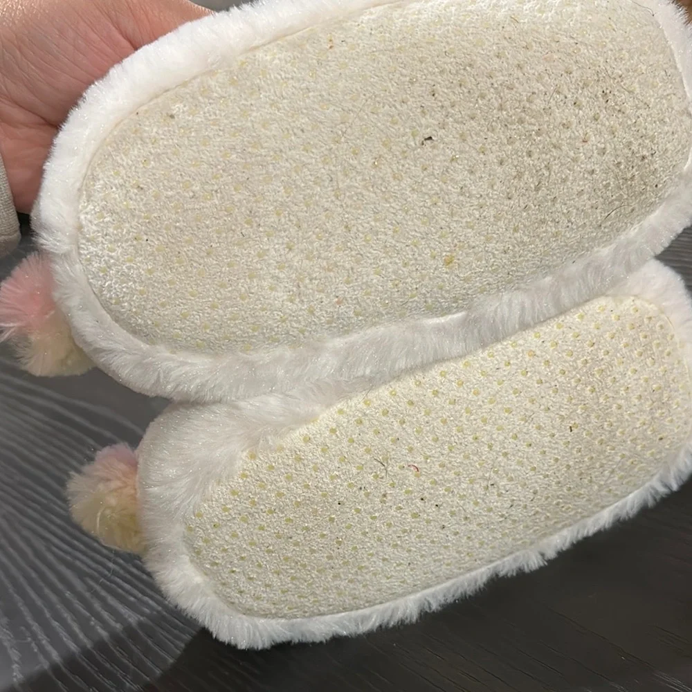 Cute Plush Unicorn Slippers